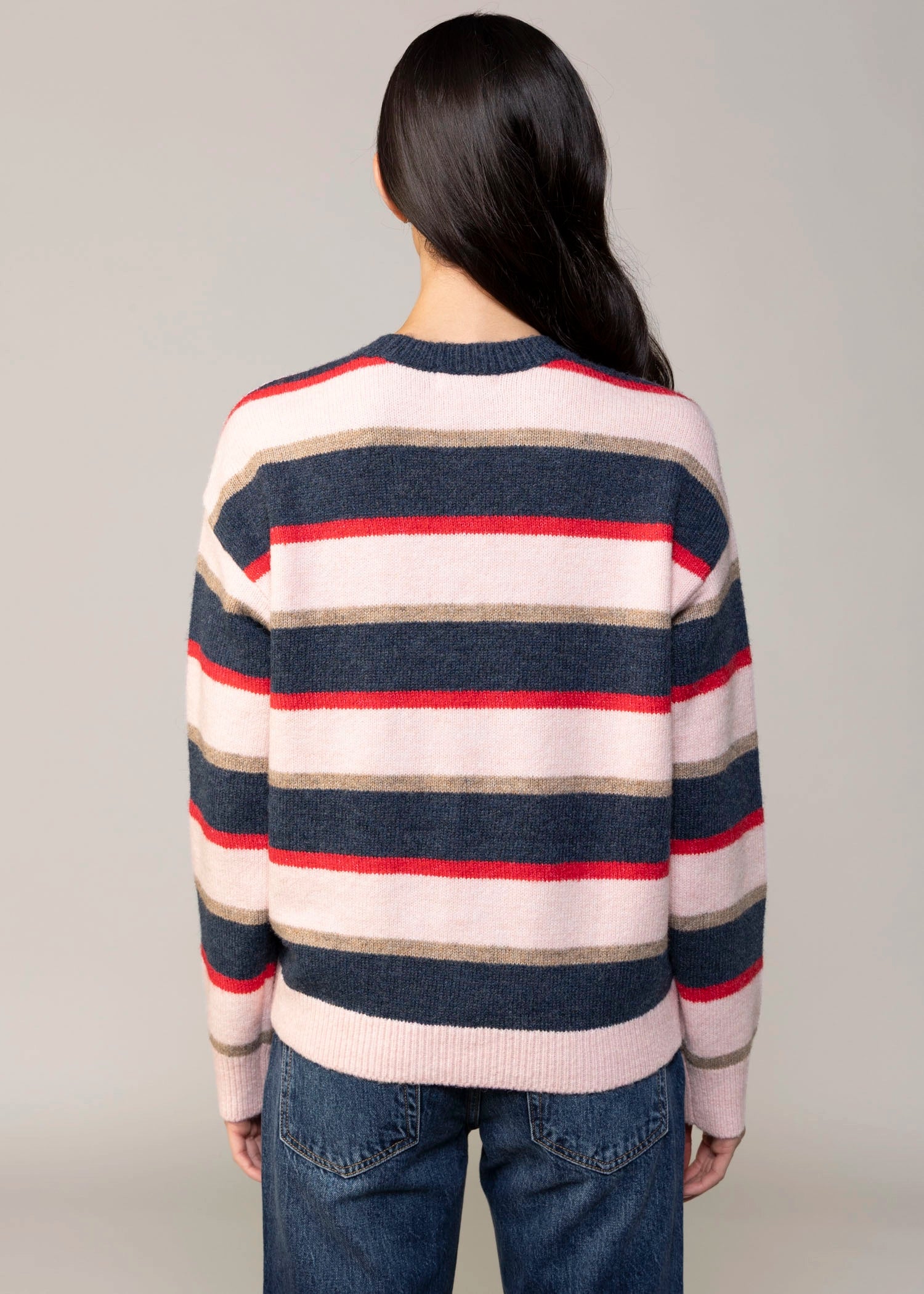 swatch_Blue/Pink Stripe daze denim carlyle striped sweater