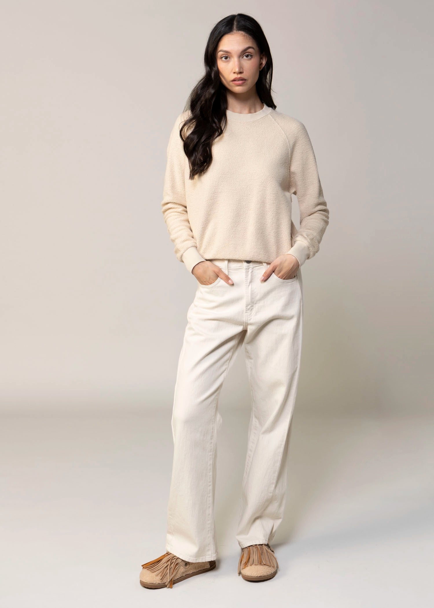 swatch_Whitecap Grey perfect white tee ziggy reverse fleece sweatshirt