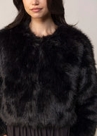 swatch_Black blank nyc cropped faux fur jacket in rotaion