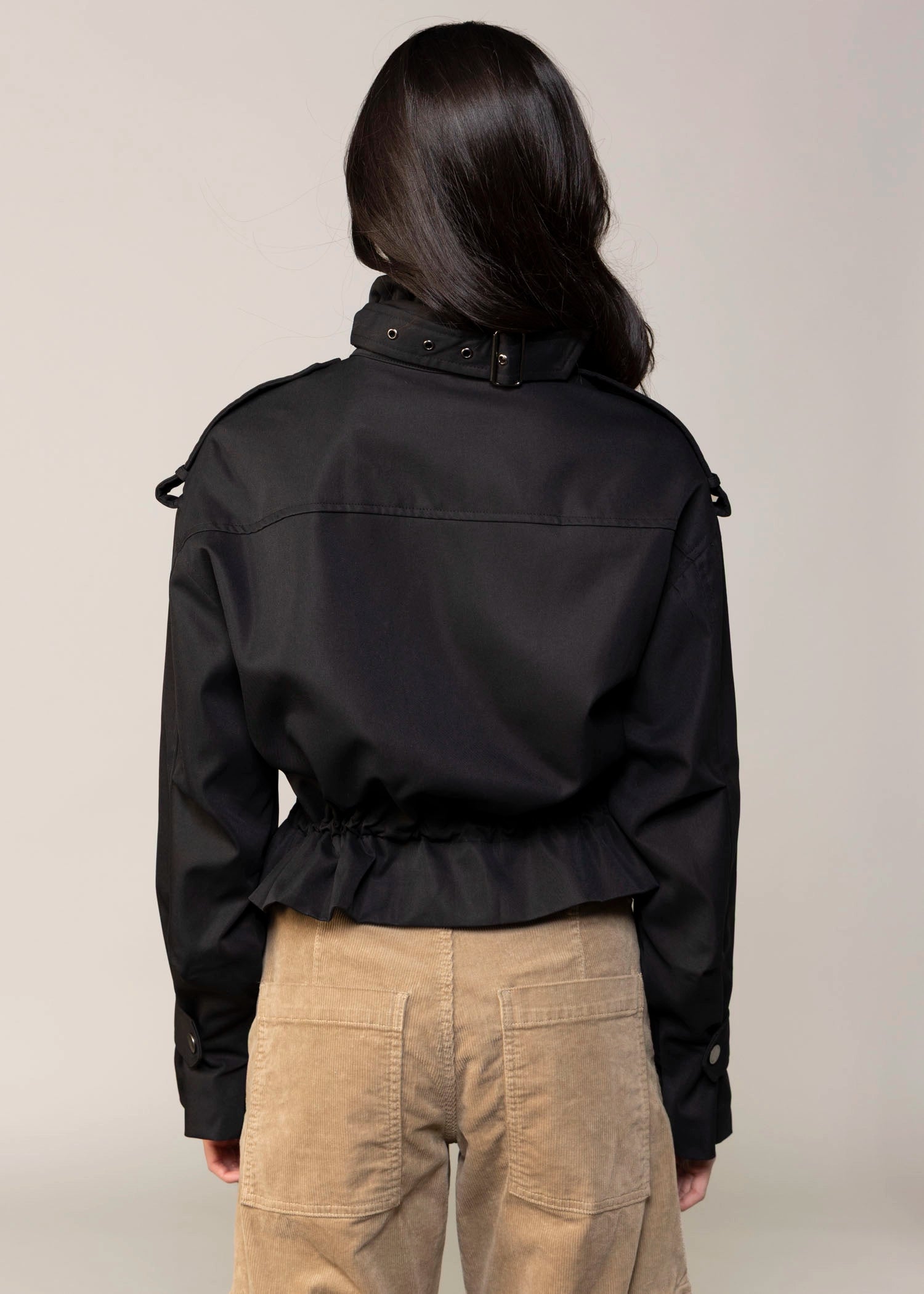 swatch_Black utility style jacket