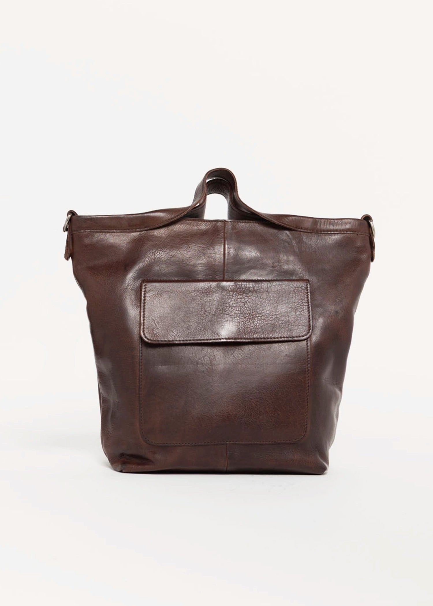 swatch_Dark Brown latico bianca leather crossbody bag