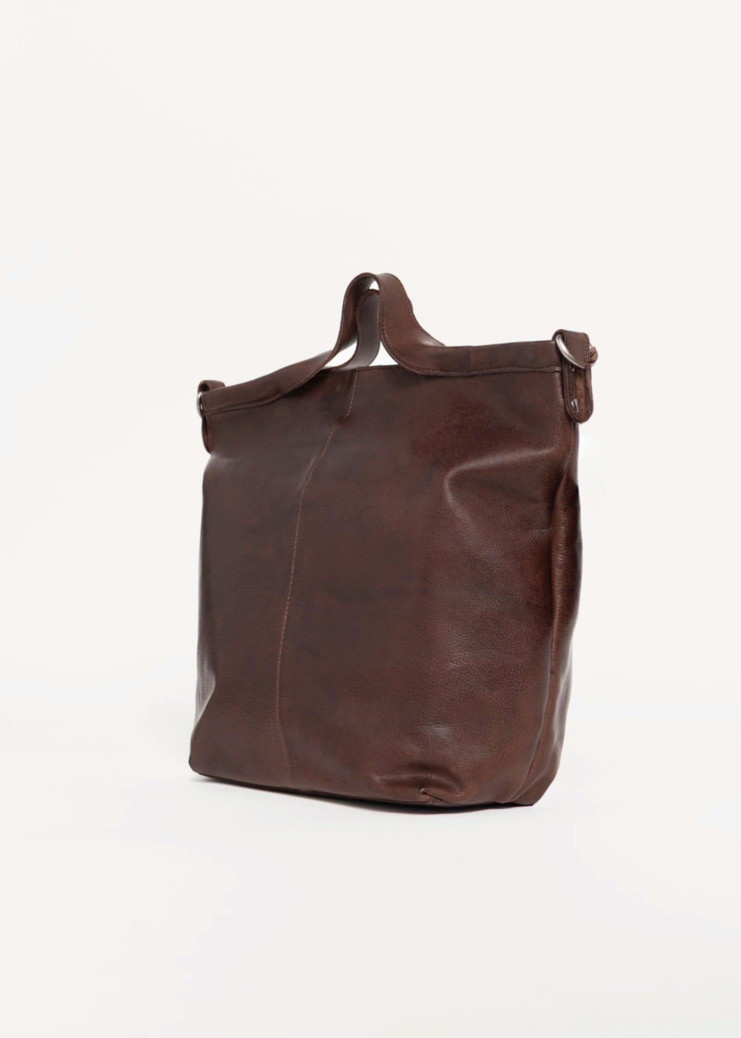 swatch_Dark Brown latico bianca leather crossbody bag