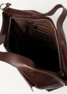 swatch_Dark Brown latico bianca leather crossbody bag