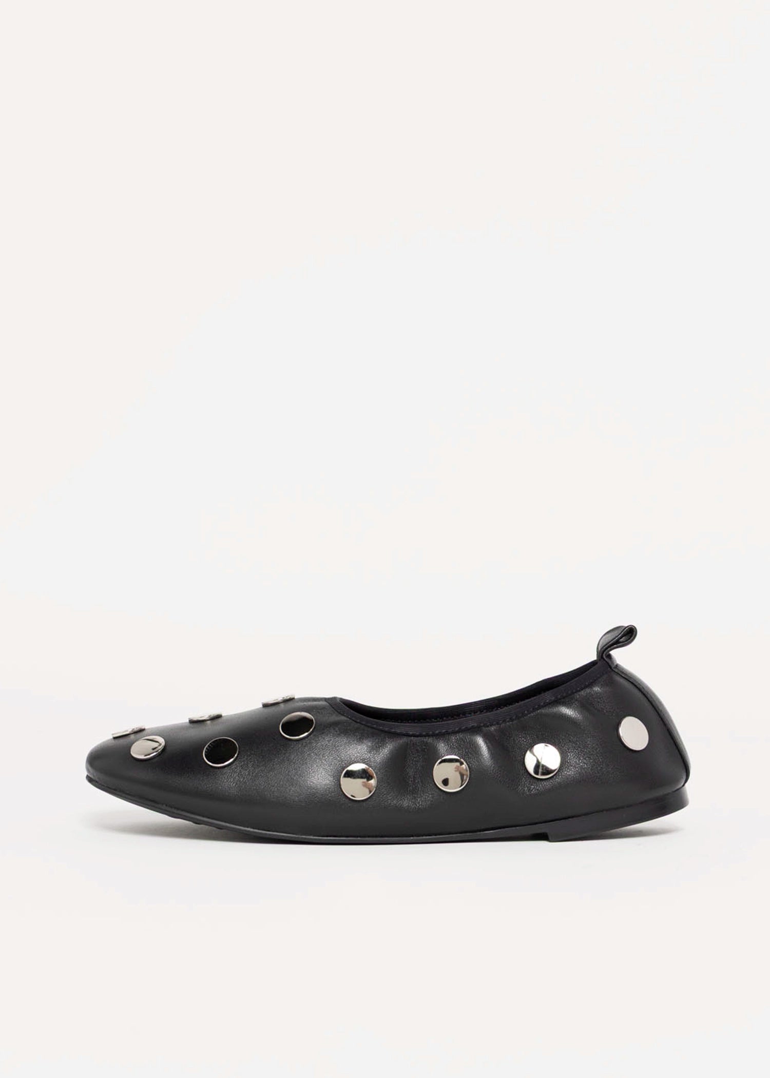 swatch_Black Leather angel alarcon felicia studded flat