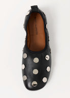 swatch_Black Leather angel alarcon felicia studded flat