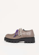 swatch_Grey Leather l'idea italian leather wallabee loafer