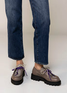 swatch_Grey Leather l'idea italian leather wallabee loafer