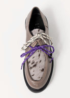 swatch_Grey Leather l'idea italian leather wallabee loafer