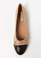swatch_Black/Natural kit leather ballet flat