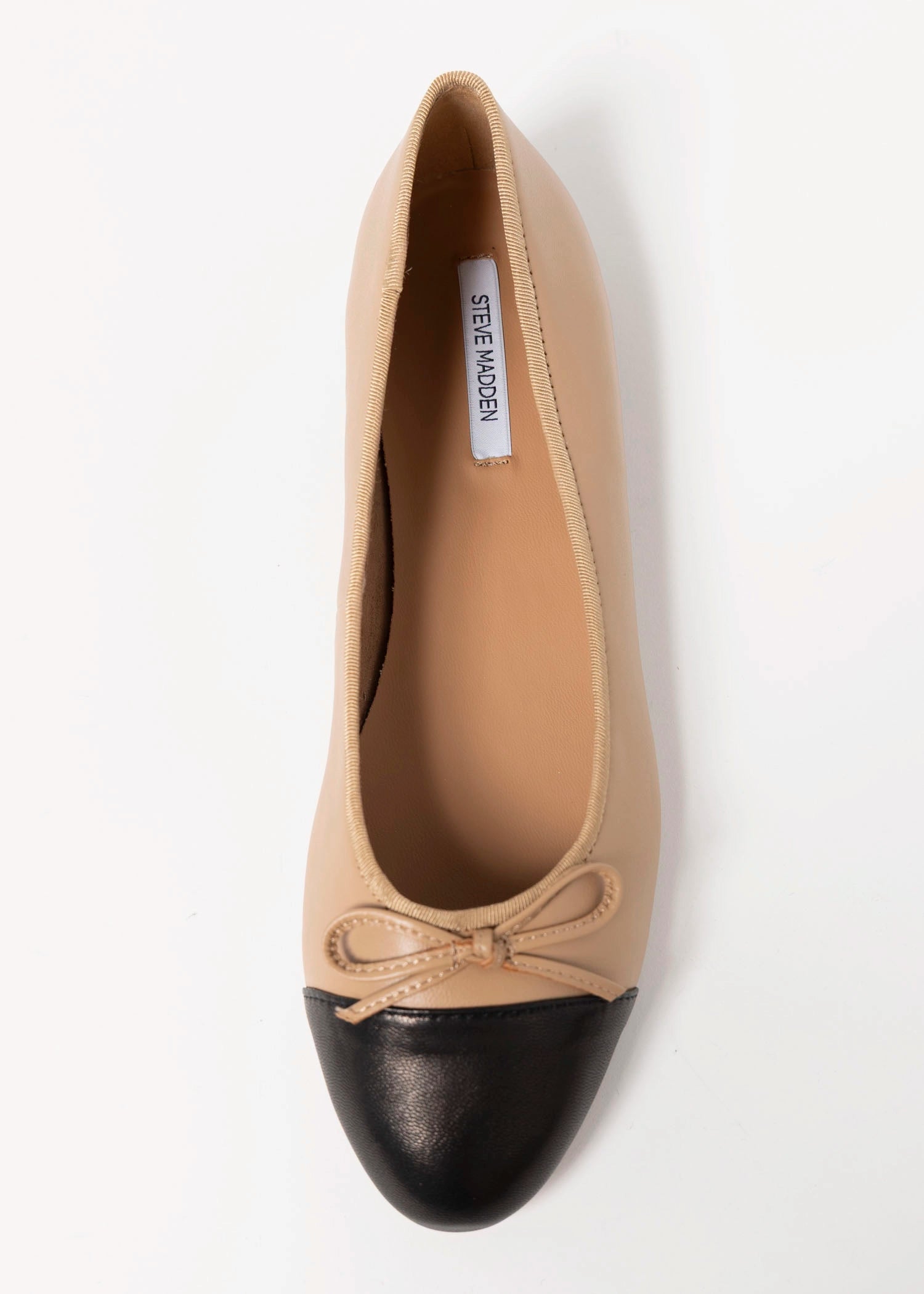swatch_Black/Natural kit leather ballet flat