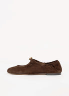 swatch_Dark Brown Suede dolce vita cornel mary jane flats