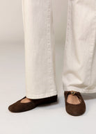 swatch_Dark Brown Suede dolce vita cornel mary jane flats