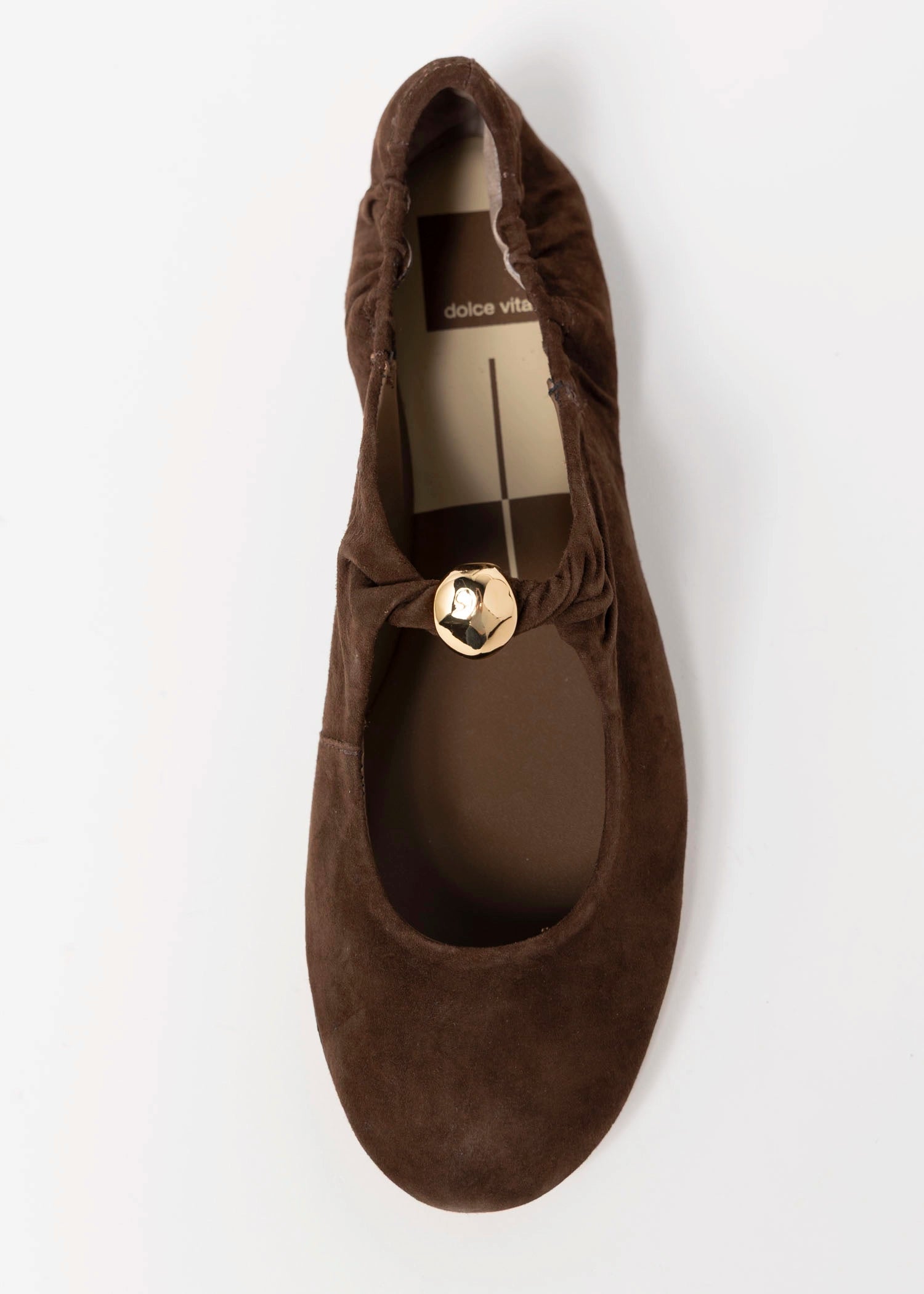 swatch_Dark Brown Suede dolce vita cornel mary jane flats