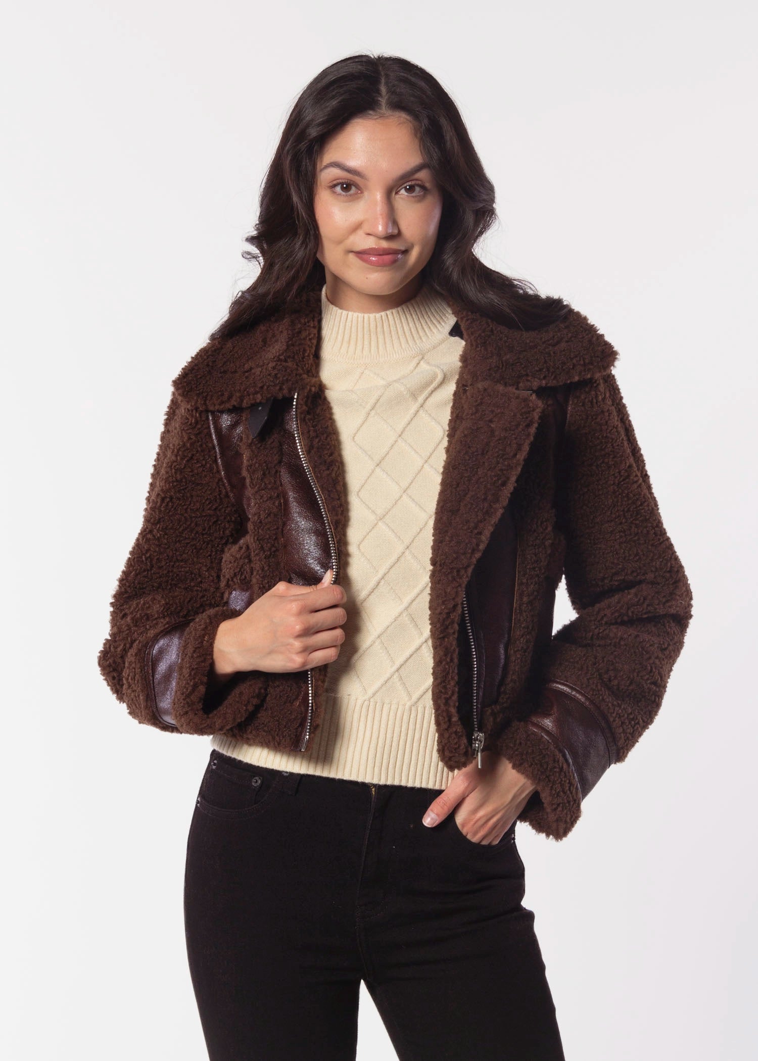 swatch_Brown Combo head start jacket apparel