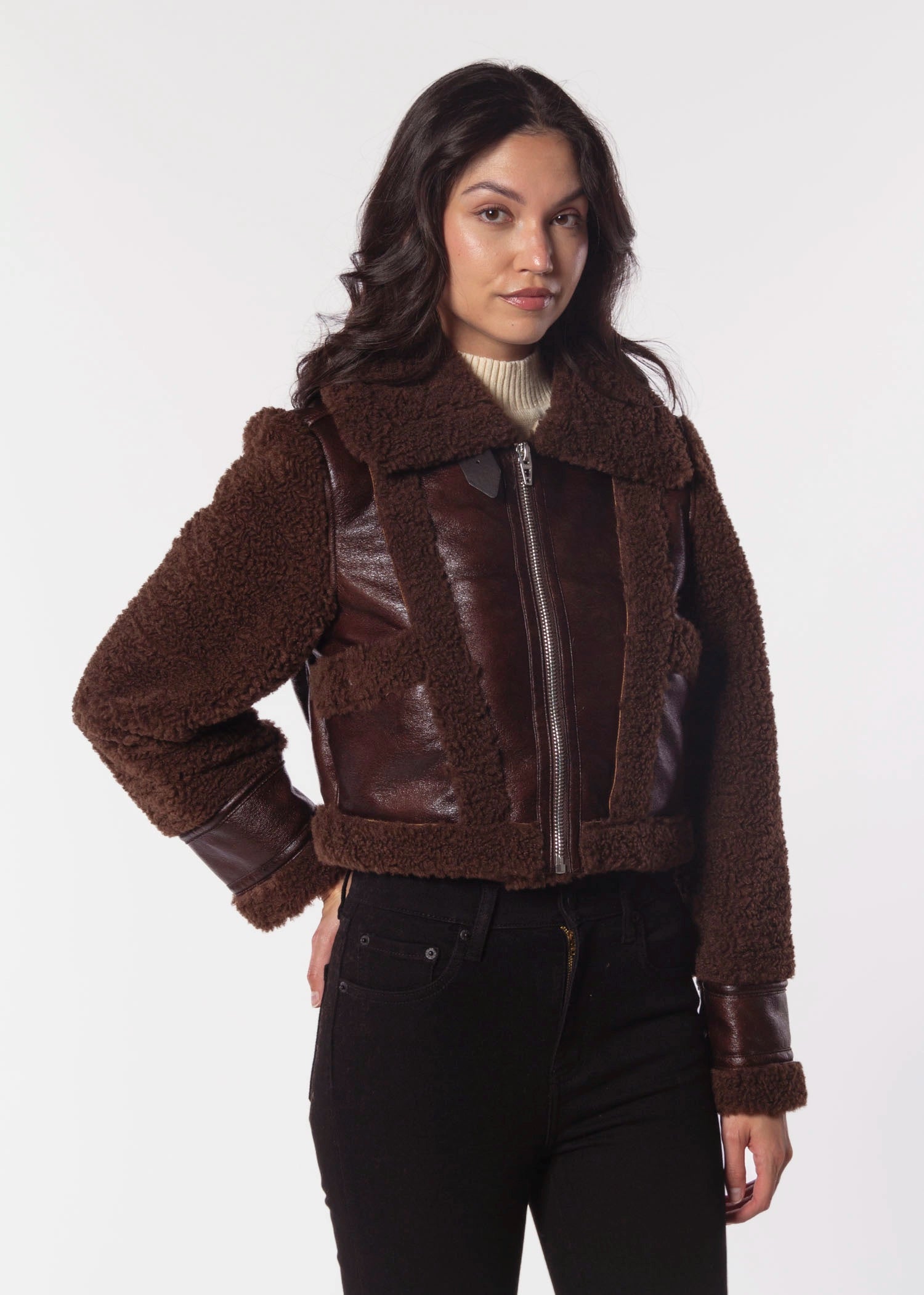 swatch_Brown Combo head start jacket apparel