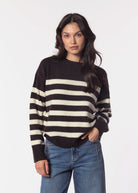swatch_Black/Ivory daze denim carlyle sweater