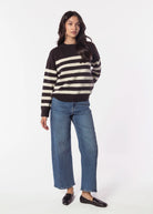 swatch_Black/Ivory daze denim carlyle sweater