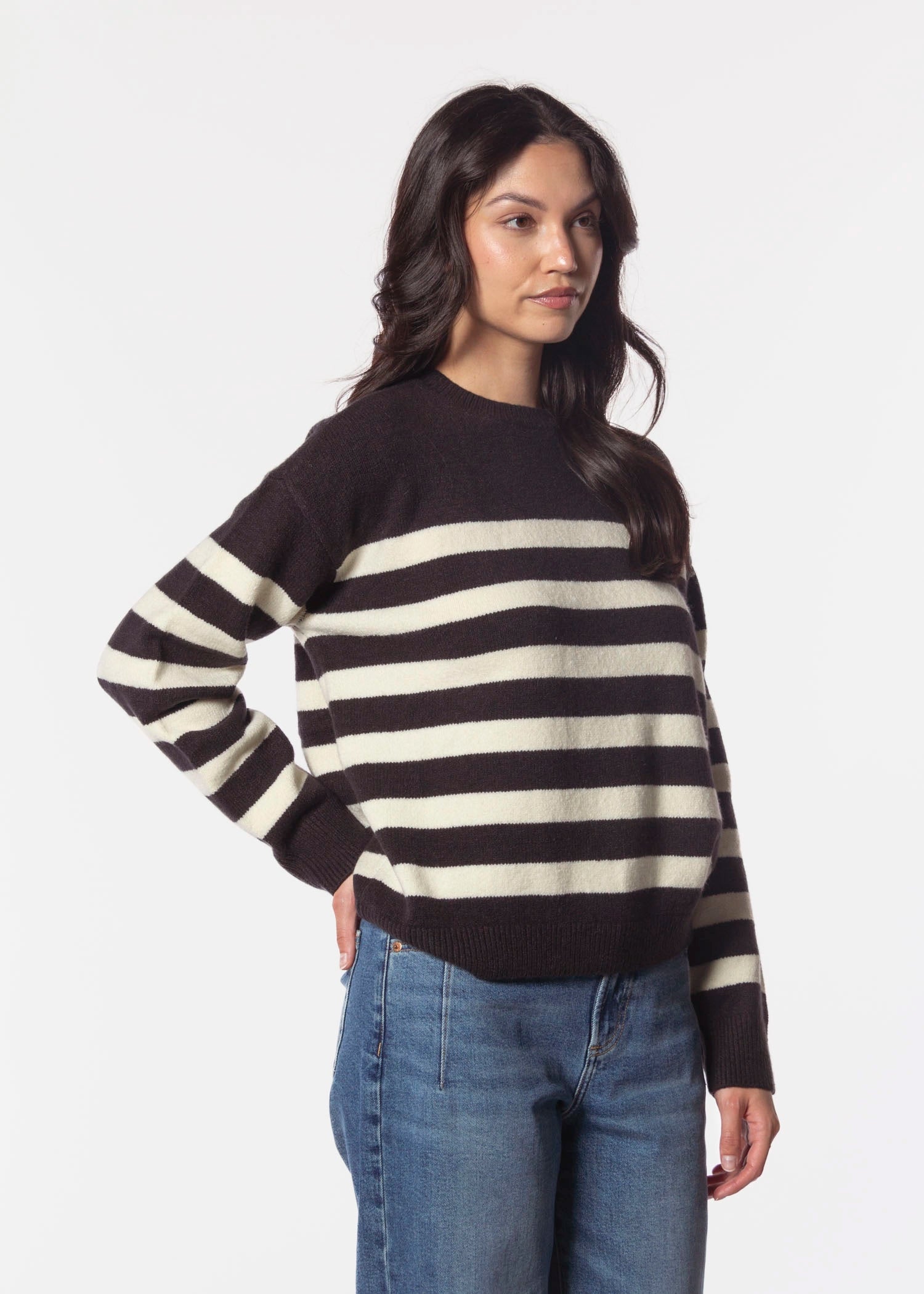 swatch_Black/Ivory daze denim carlyle sweater