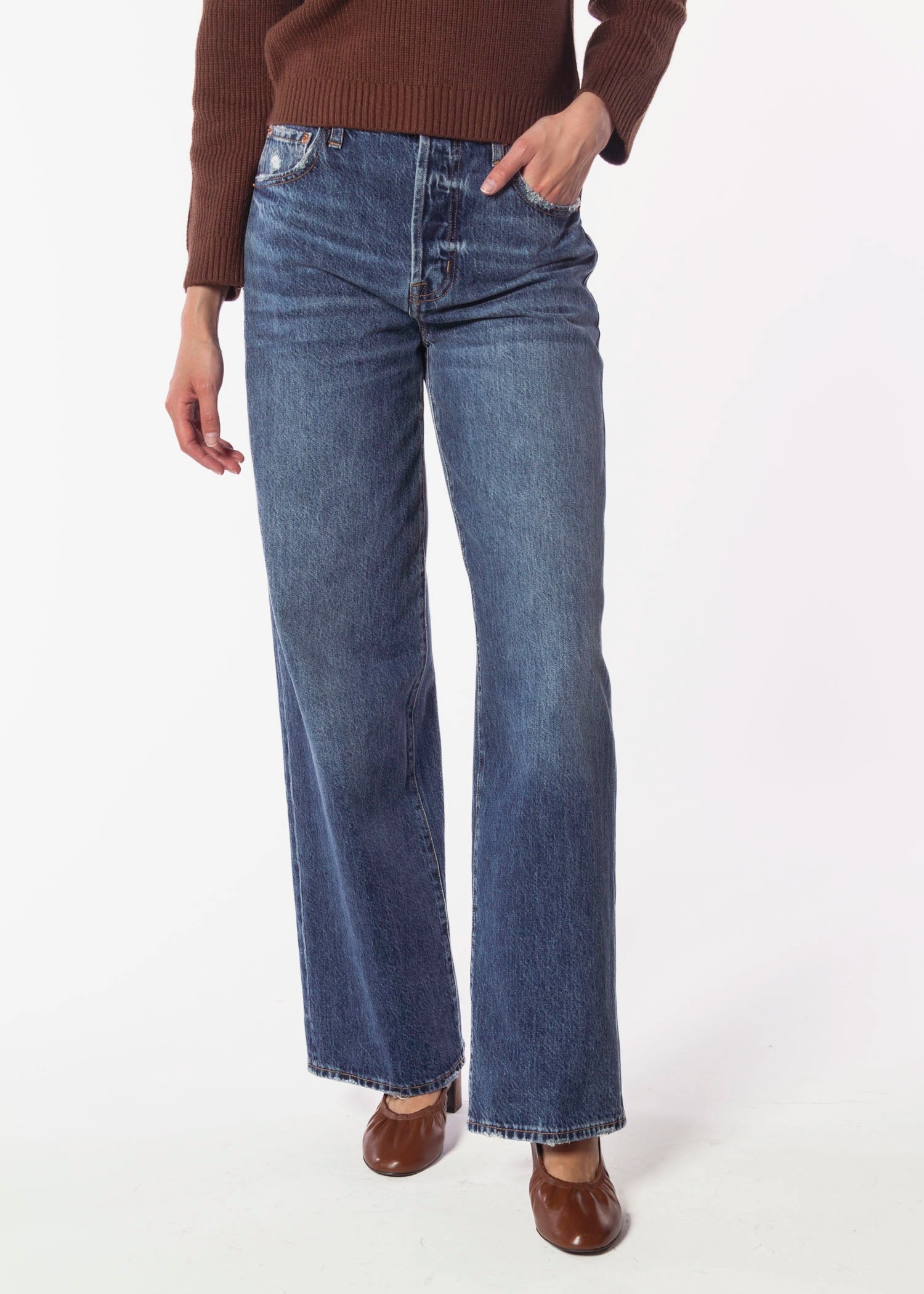 swatch_Denim wide leg jeans apparel