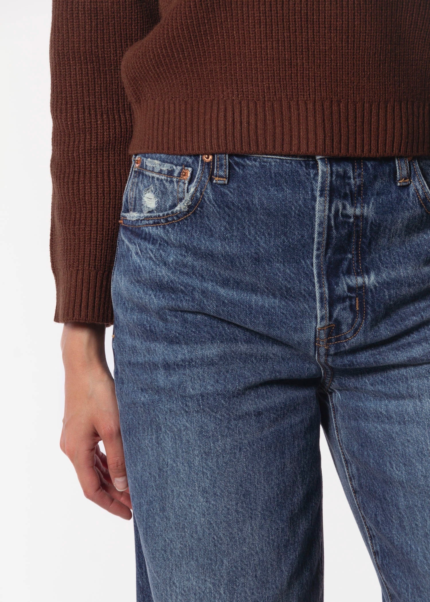 swatch_Denim wide leg jeans apparel