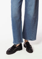 swatch_Black Patent lug sole loafer shoes