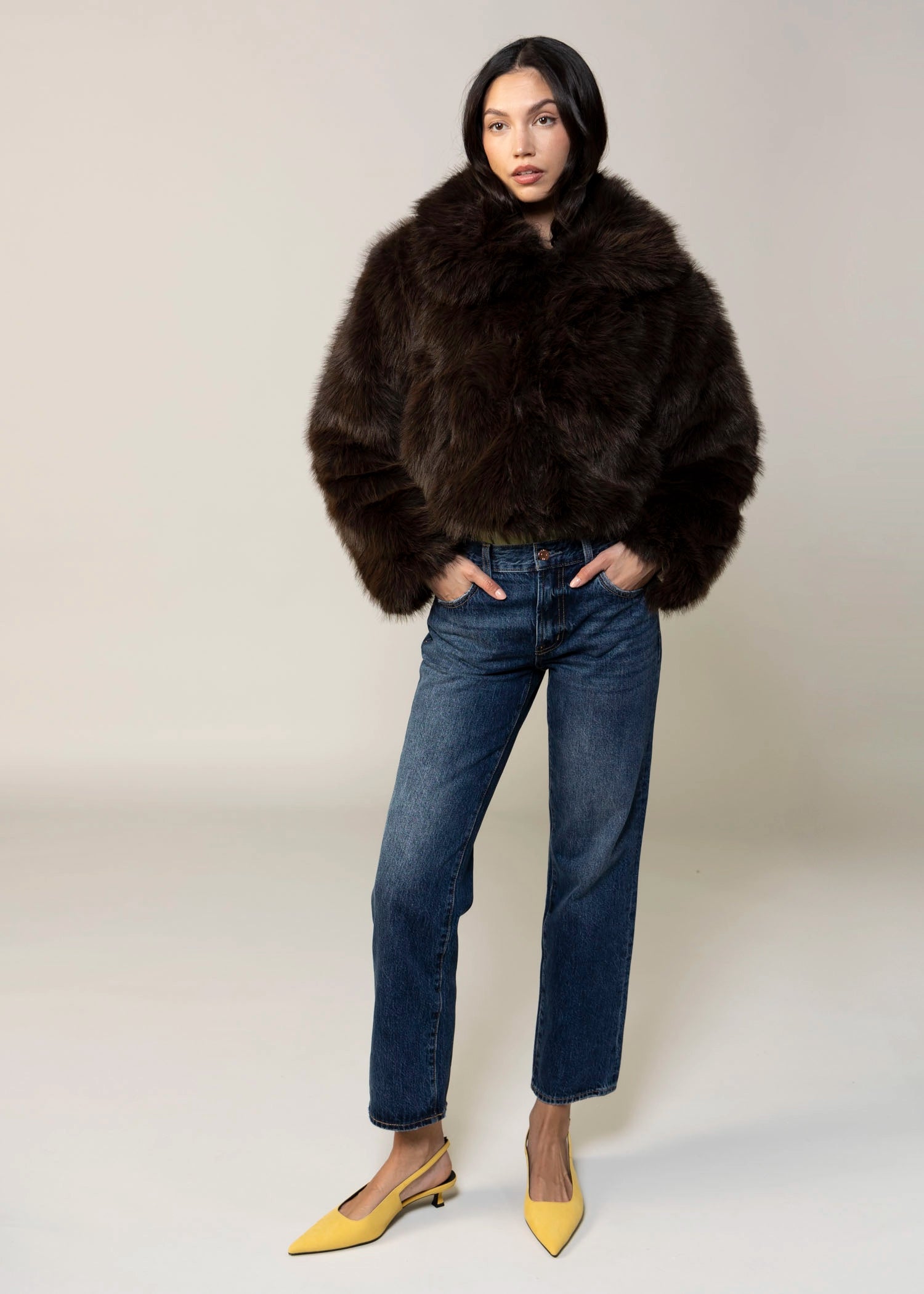 swatch_Brown blank nyc stead rise faux fur cropped jacket