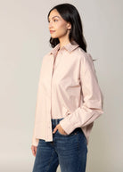swatch_Pale Pink oversized button down shirt