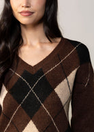 swatch_Nutmeg kut from the kloth kimberly argyle sweater