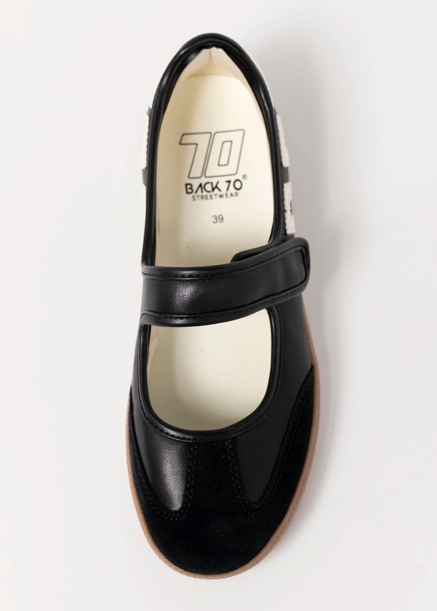 swatch_Black/Milk back70 aya mary jane sneaker
