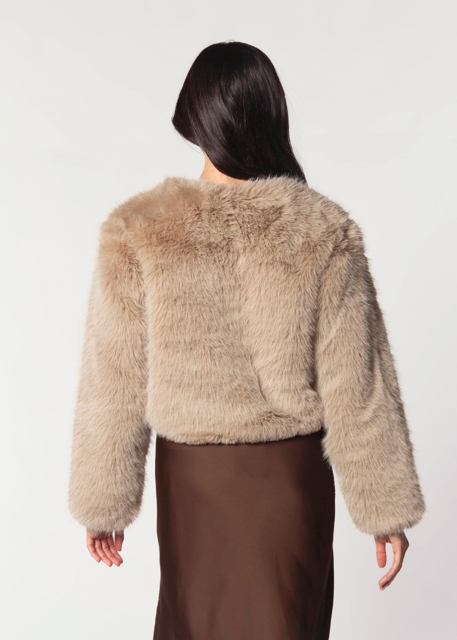 swatch_Sand prime asset faux fur jacket