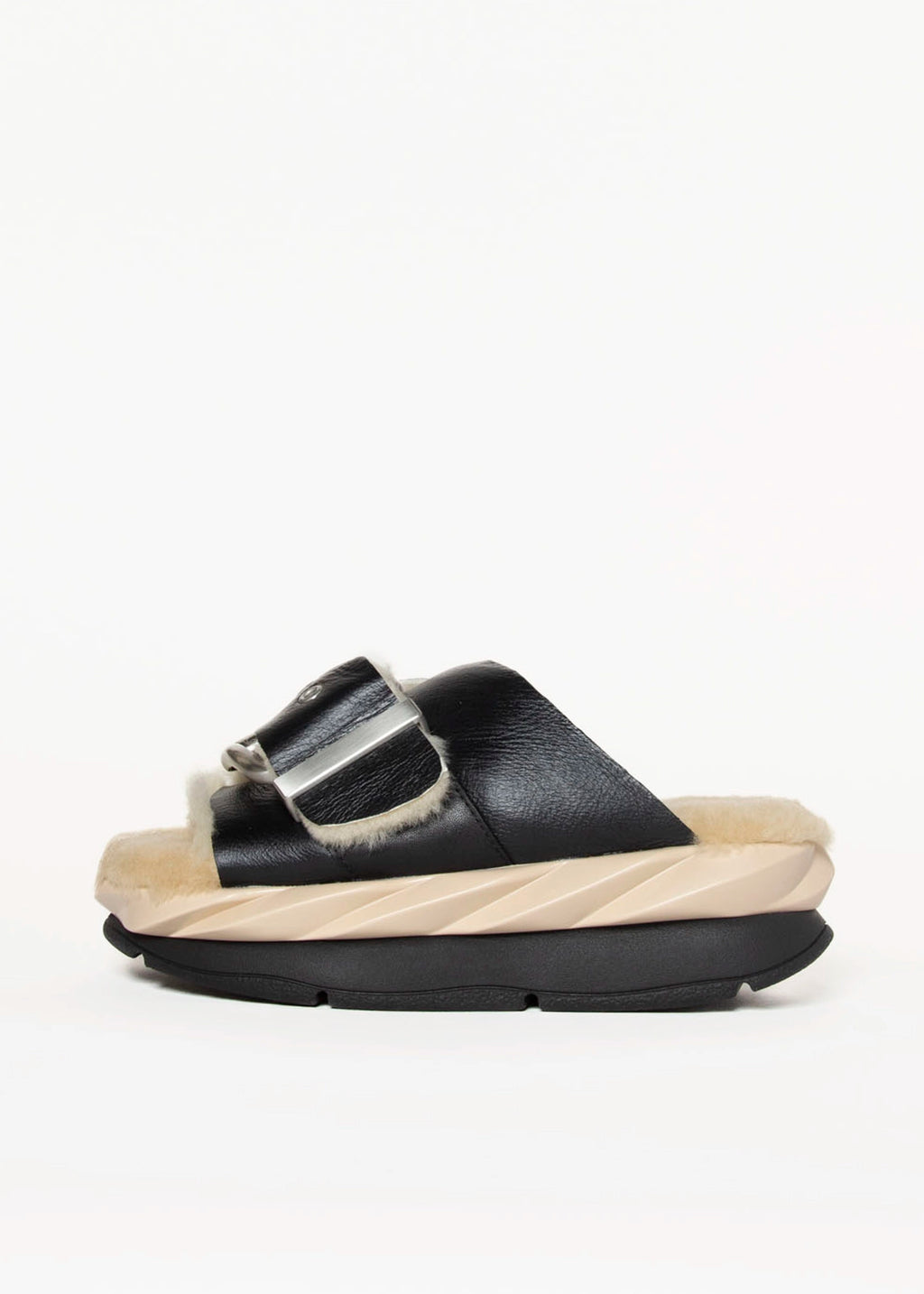 Mellow Laze Shearling Sandal