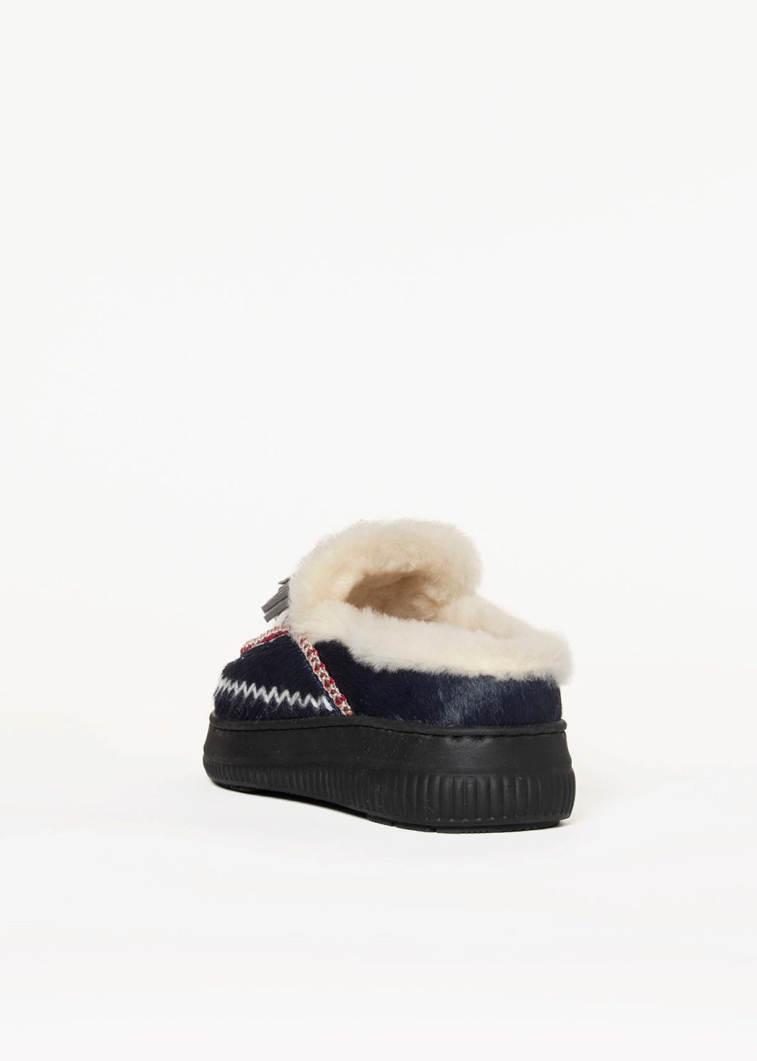 swatch_Navy shearling lined moccasin
