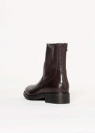 swatch_Dark Brown Leather ankle boot shoes