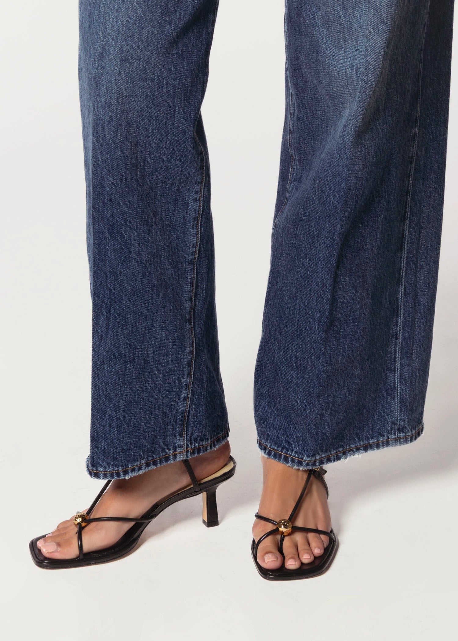 swatch_Black Leather mylee heeled sandal shoes