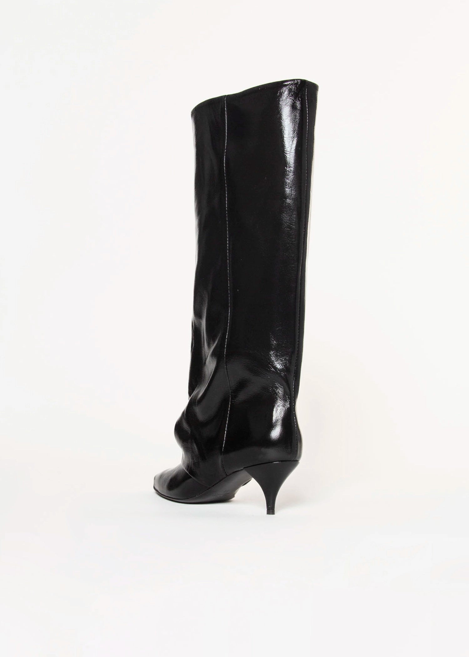 swatch_Black Patent fold over dress boot
