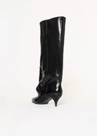 swatch_Black Patent fold over dress boot