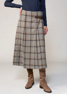 swatch_Grey plaid midi skirt