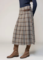 swatch_Grey plaid midi skirt