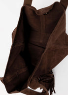 swatch_Brown como italian suede fringe toate