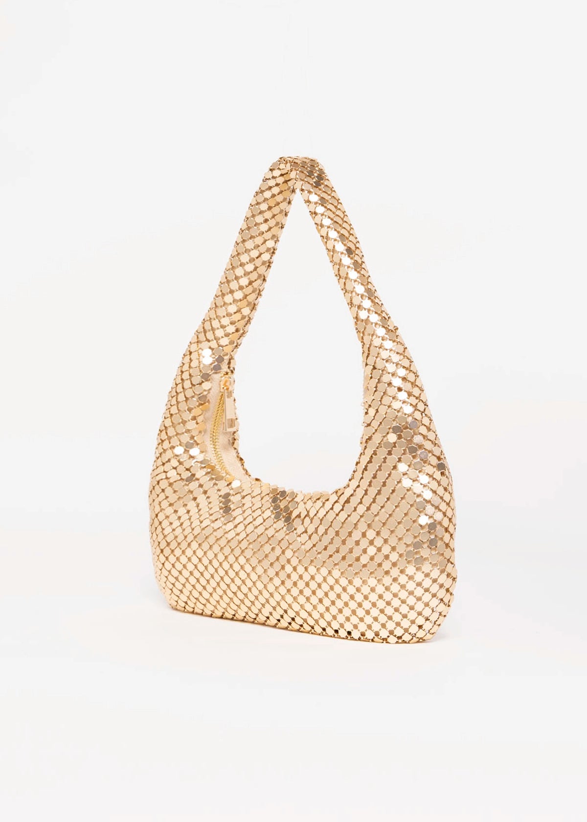 swatch_Gold sook sustainable chainmail evening bag