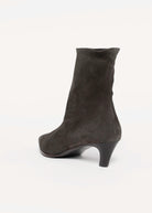 swatch_Anthracite Suede l'idea italian suede pointed toe sock boot