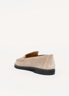 swatch_Taupe Suede l'idea italian leather penny loafer
