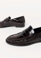 swatch_Brick Patent l'idea italian patent leather ruched loafer