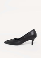 swatch_Black Leather l'idea italian leather corset pump