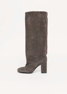 swatch_Grey Suede l'idea delia italian suede foldover tall boot