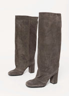 swatch_Grey Suede l'idea delia italian suede foldover tall boot