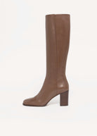 swatch_Maple Leather mara bini italian leather knee hight heeled boot