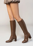swatch_Maple Leather mara bini italian leather knee hight heeled boot