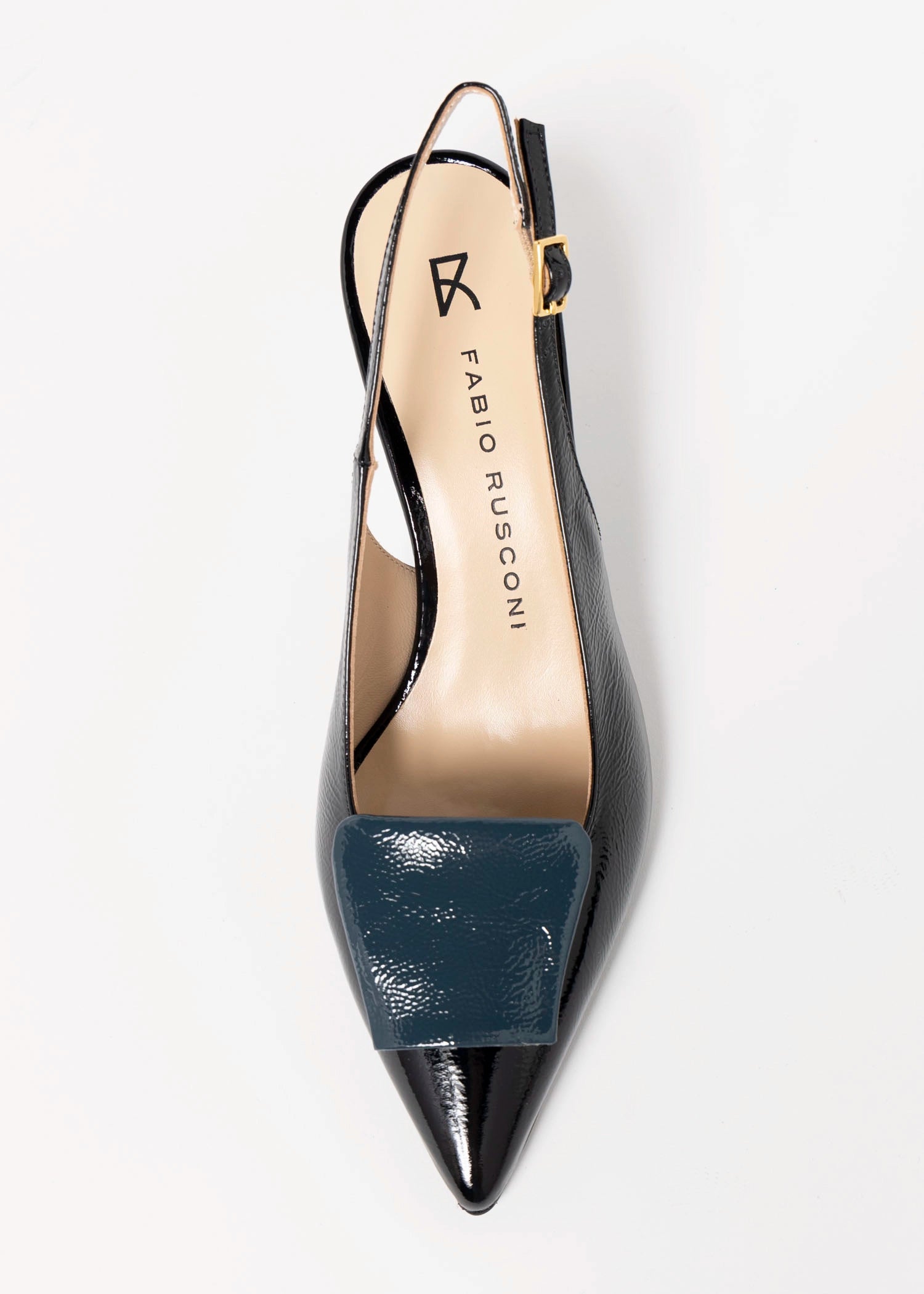 swatch_Black Multi Leather fabio rusconi italian leather slingback pump