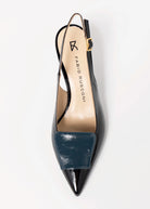 swatch_Black Multi Leather fabio rusconi italian leather slingback pump
